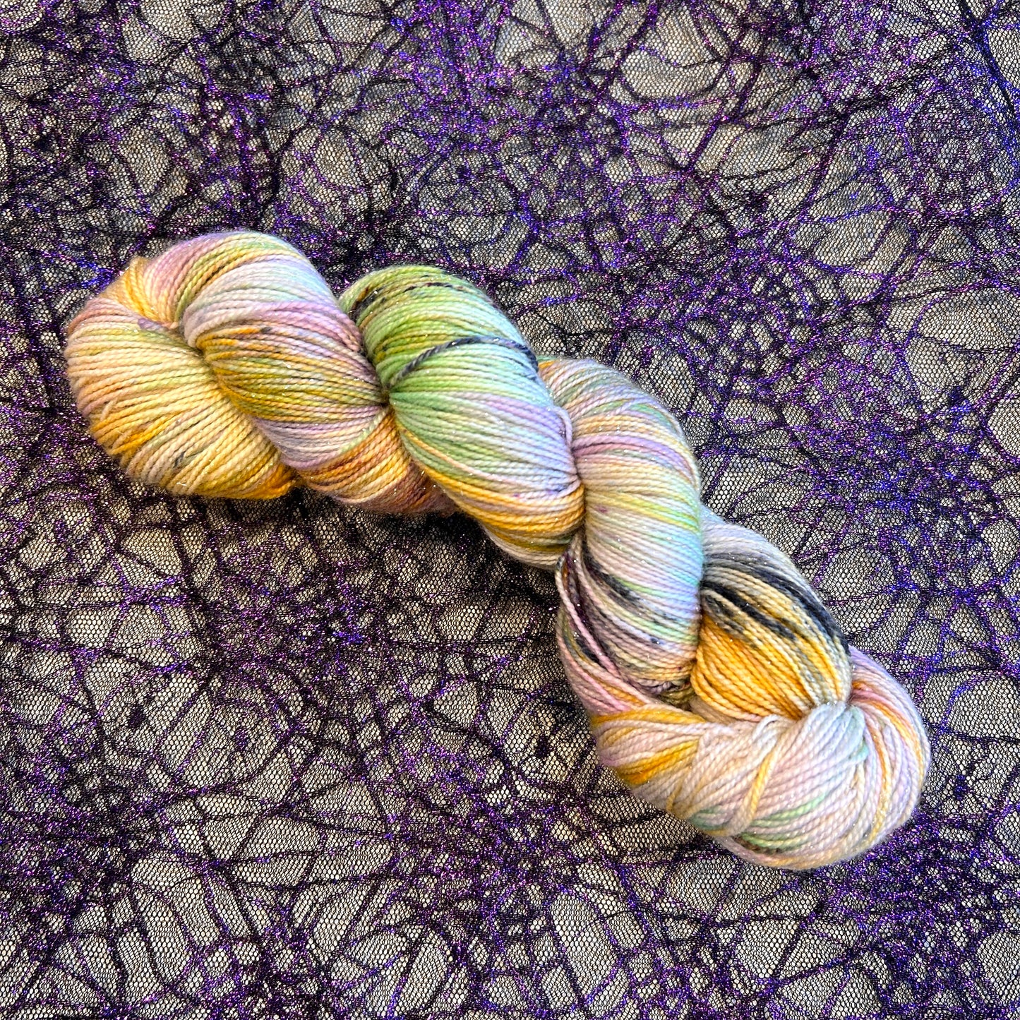 Greenlambkin Yarn Spectral Sparkle Sock Yarn