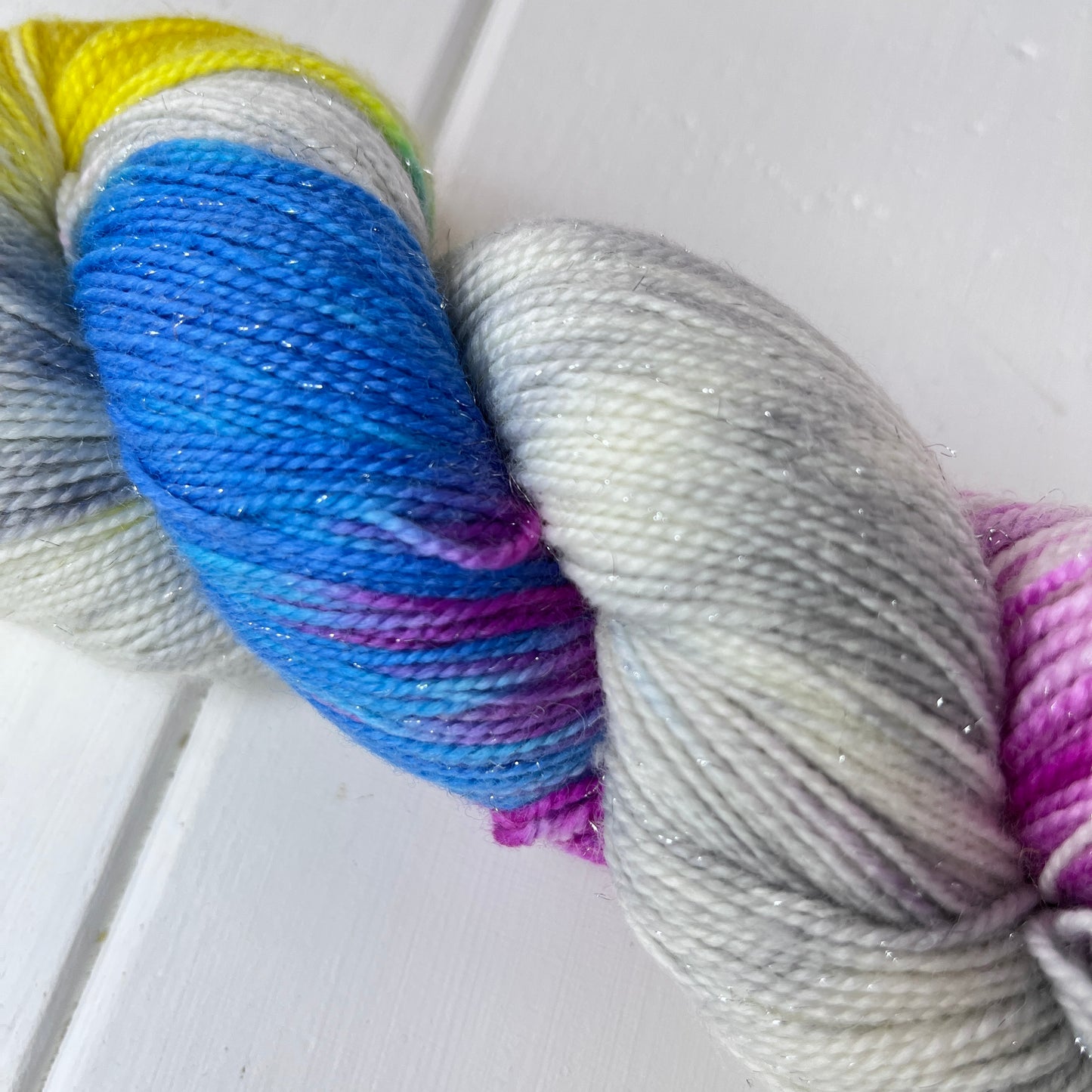Silver Linings Sparkle Sock Yarn