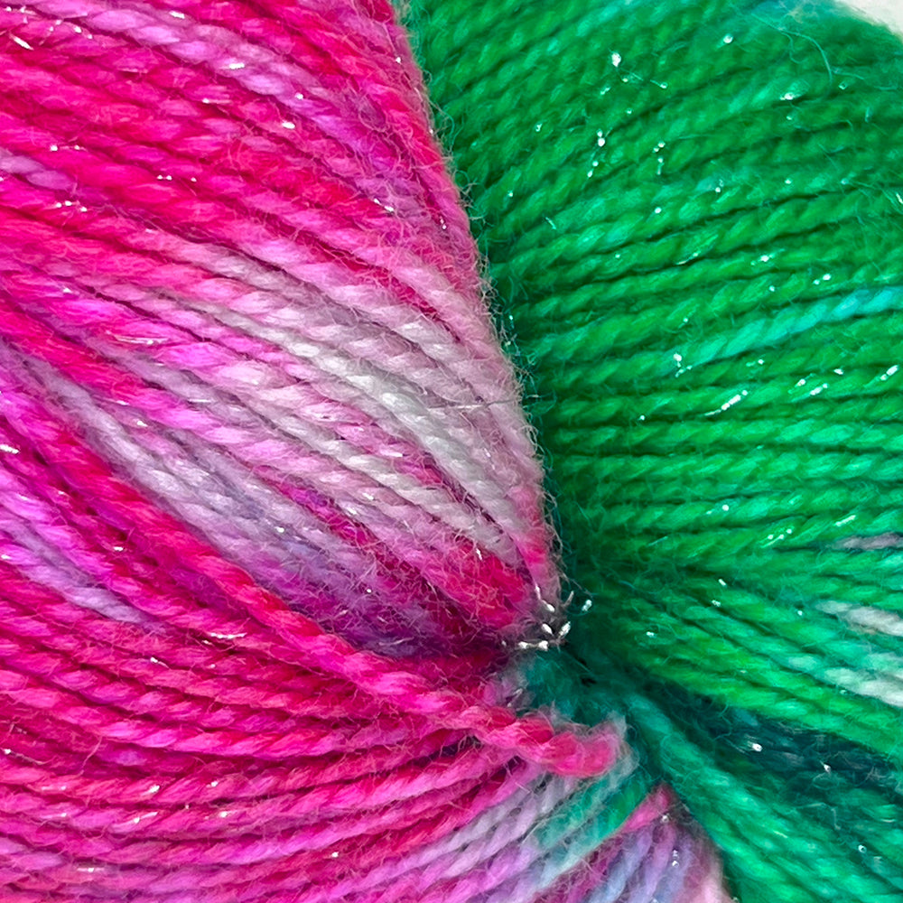 Mad Hatter Sparkle Sock Yarn