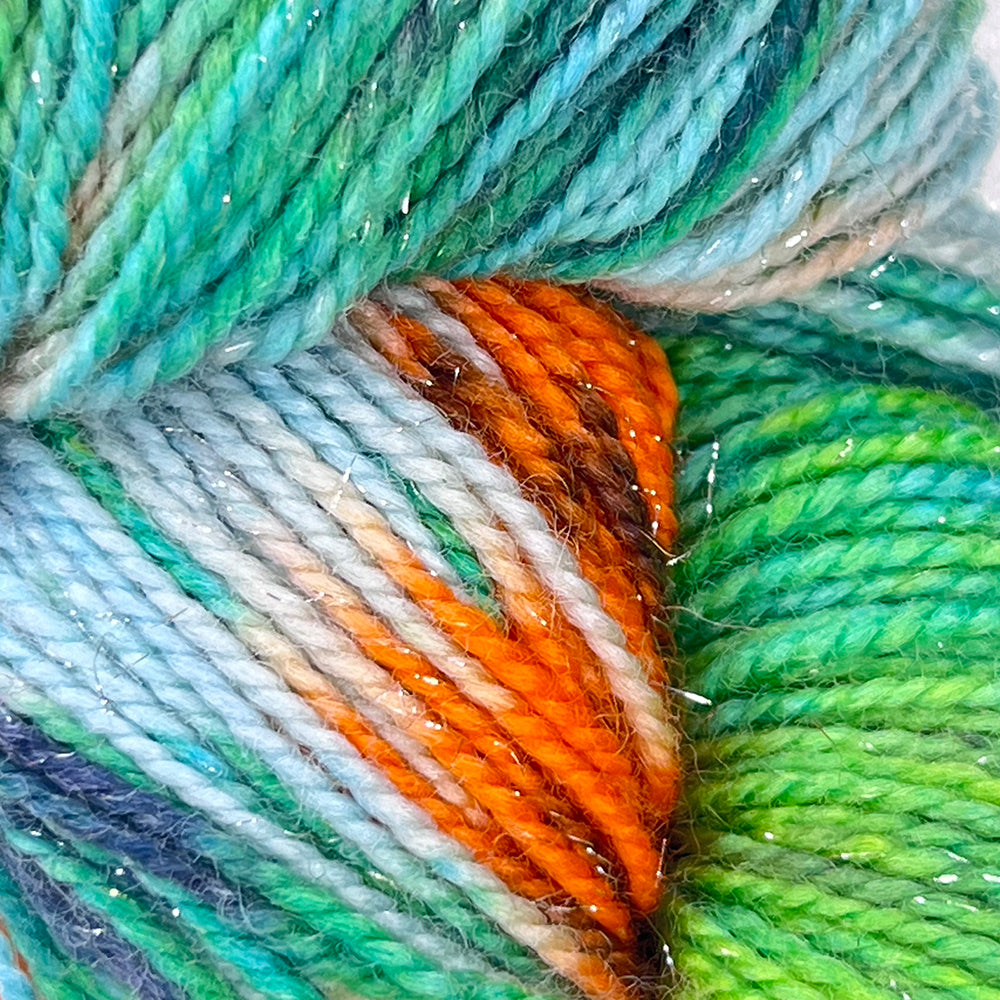 Mad Hatter Sparkle Sock Yarn