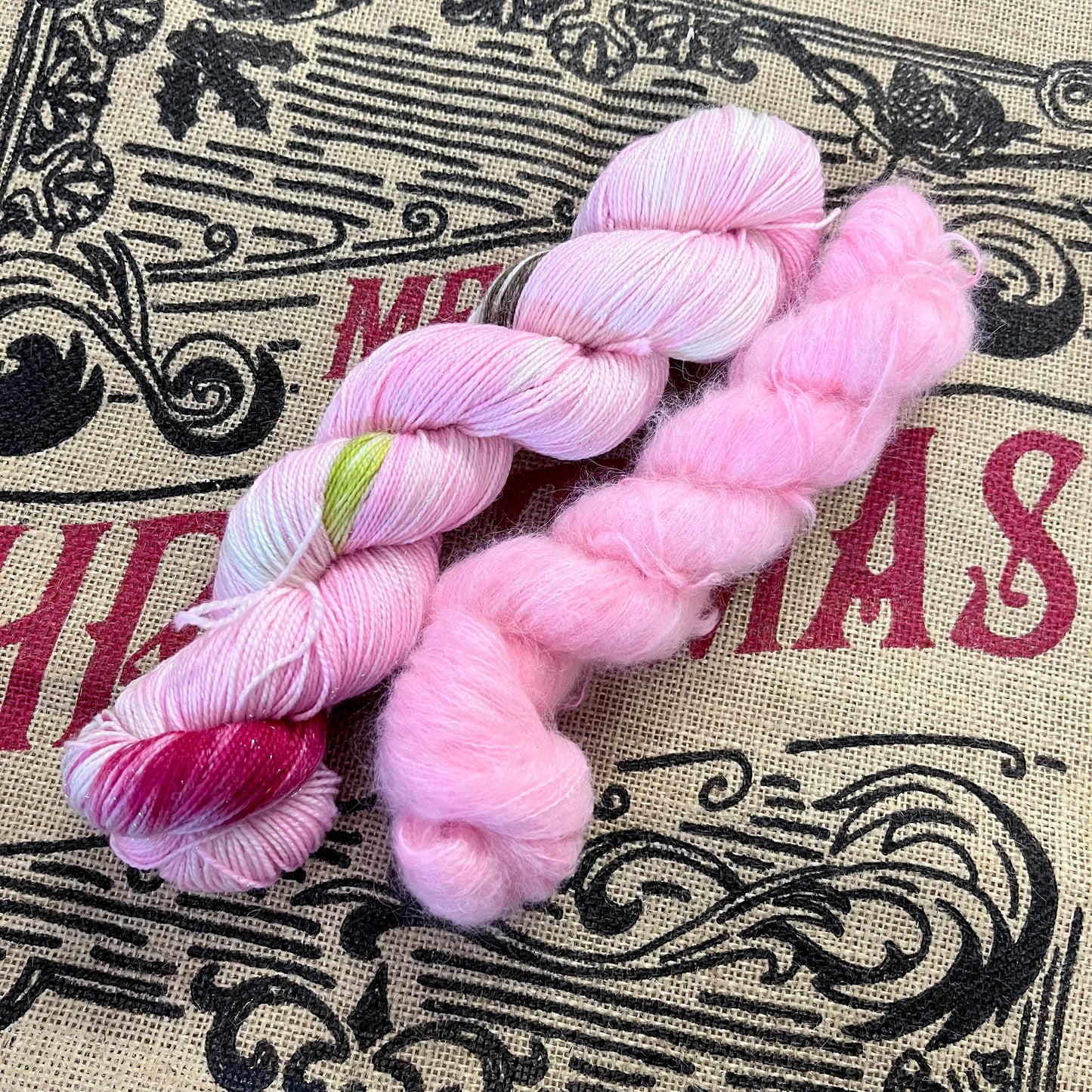 Sparkle Sock and Fuzzy Lace Twin Pack