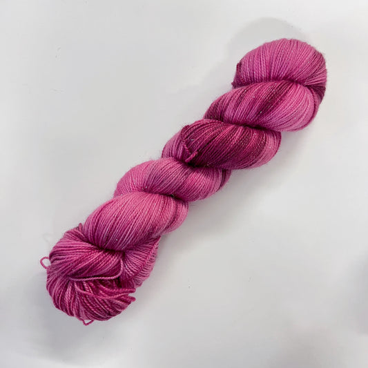 Red Berries Sparkle Sock Yarn