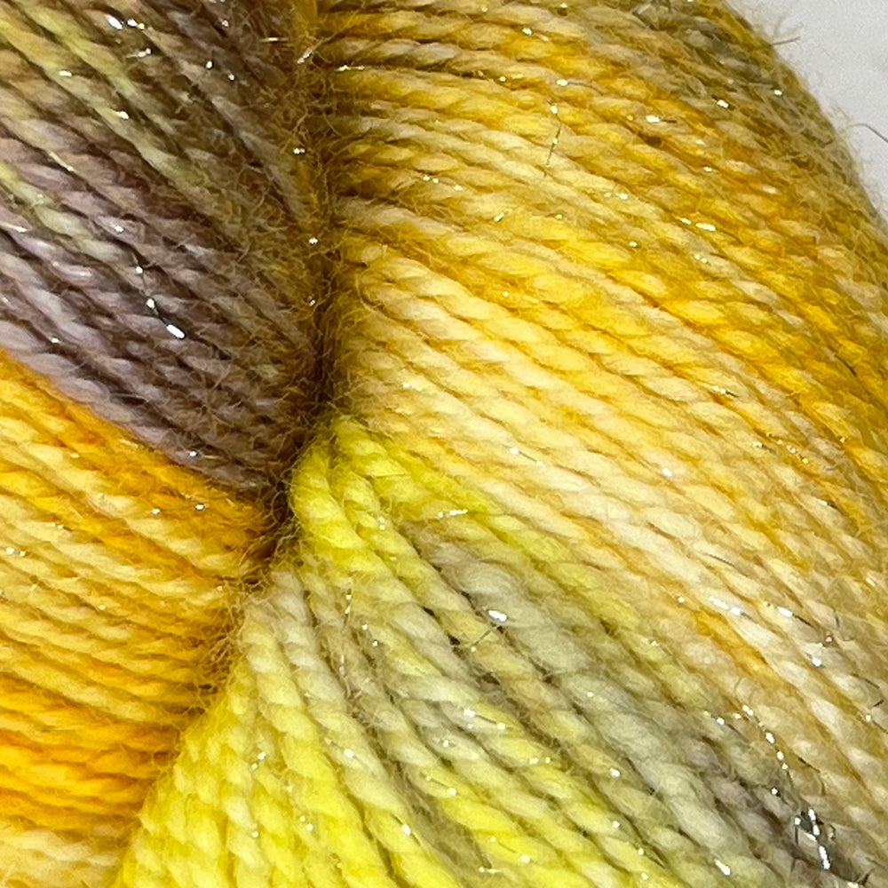Sweet Viola Sparkle Sock Yarn