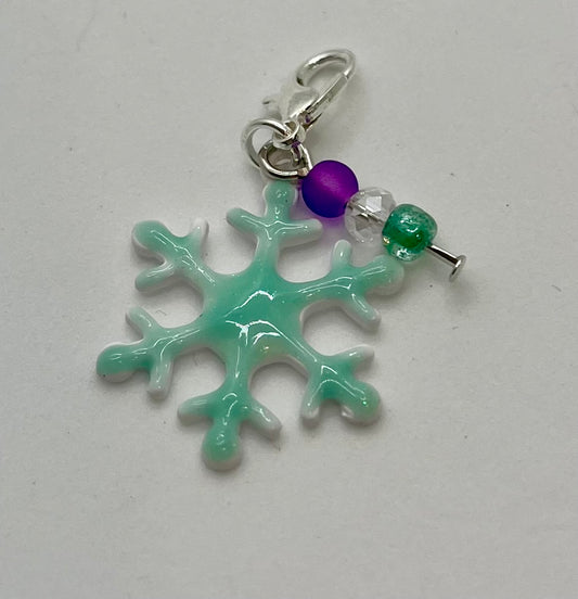 Aqua Snowflake Progress Keeper