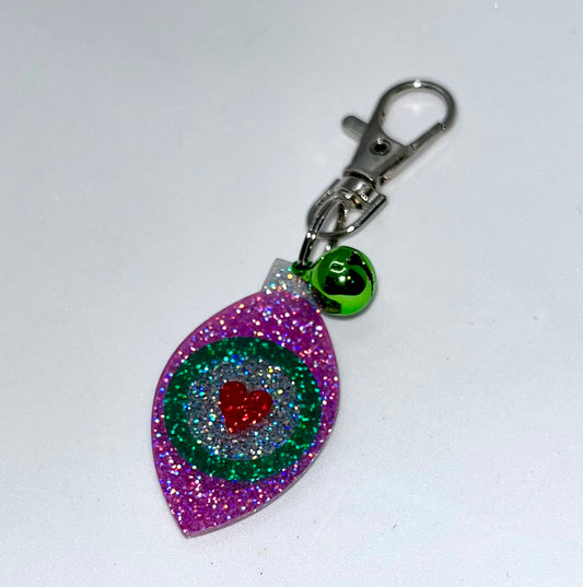 Retro Bauble Project Bag Charm