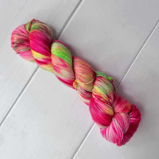 Fluro Fantastico Sparkle Sock Yarn