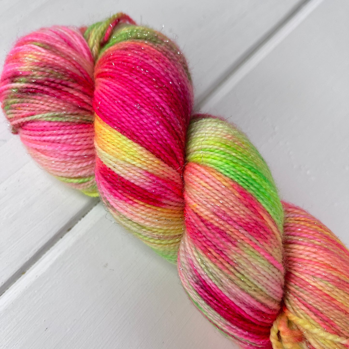 Fluro Fantastico Sparkle Sock Yarn