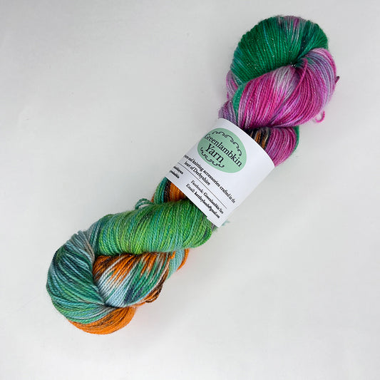 Mad Hatter Sparkle Sock Yarn