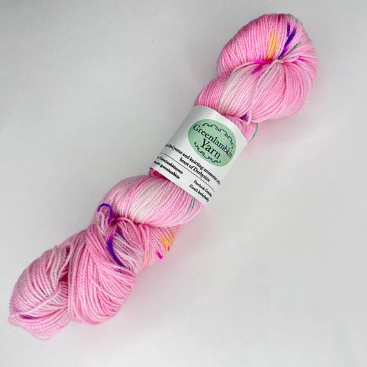 Pastel Neon Princess Sparkle Sock Yarn