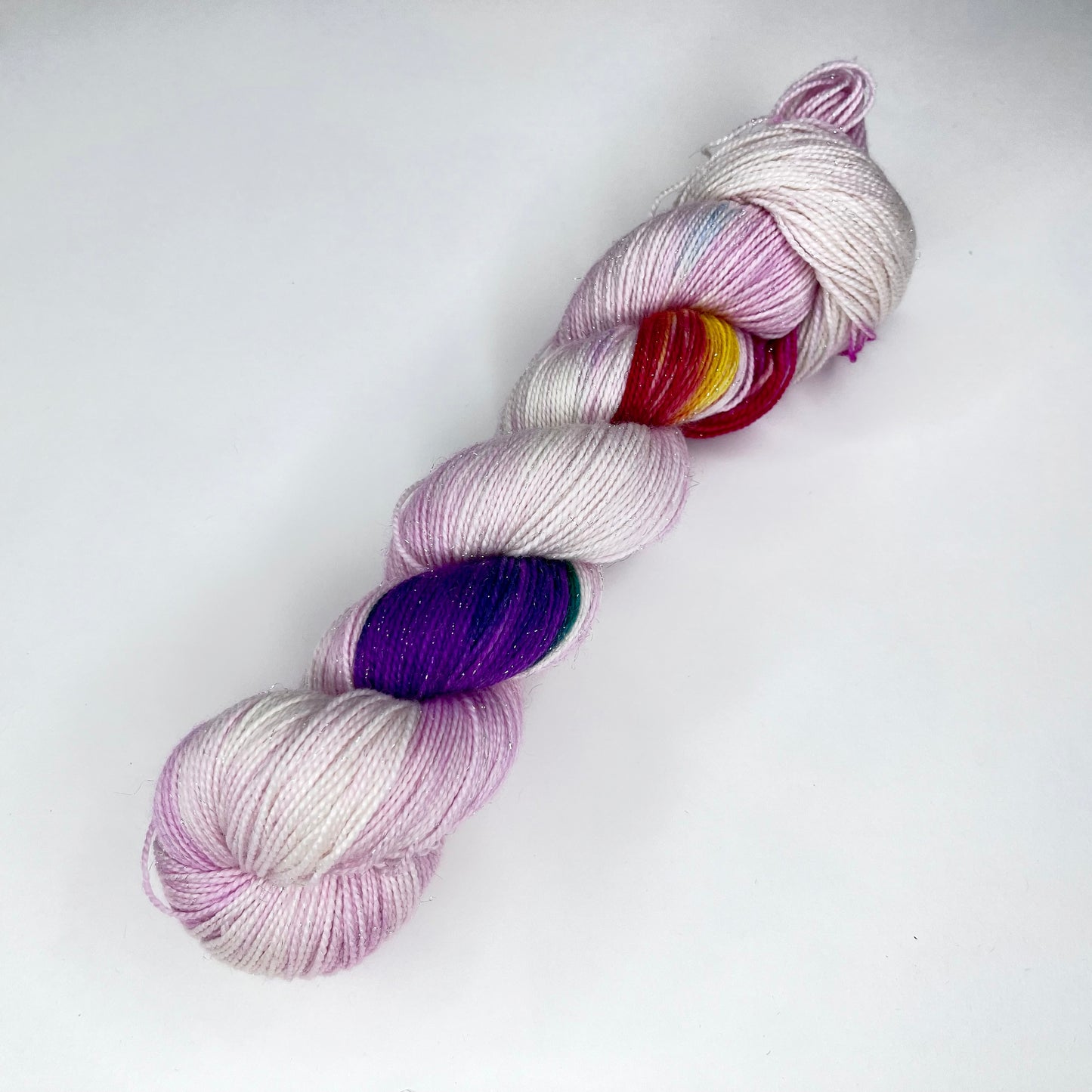 Sugar Plum Fairy Sparkle Sock Yarn