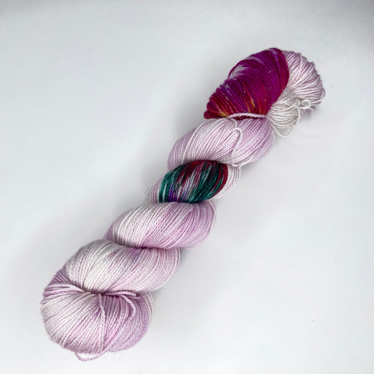 Sugar Plum Fairy Sparkle Sock Yarn