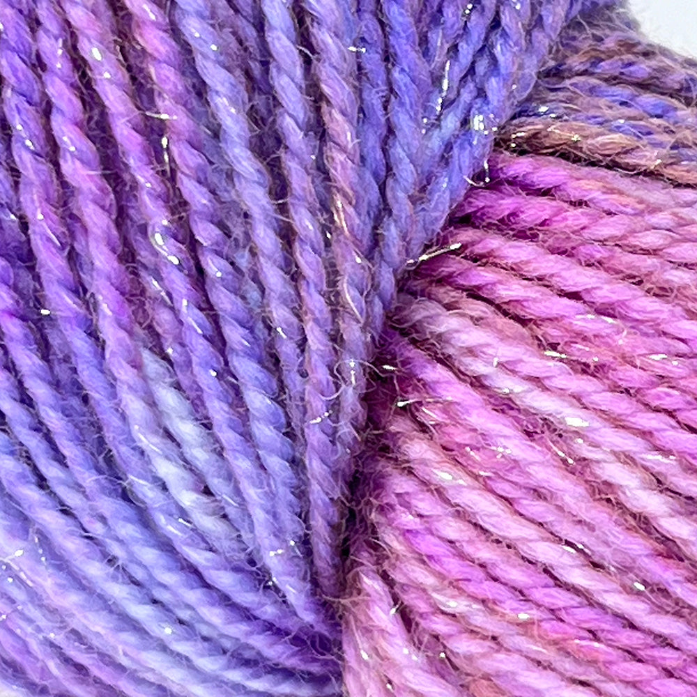Sweet Viola Sparkle Sock Yarn