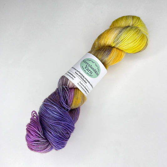 Sweet Viola Sparkle Sock Yarn