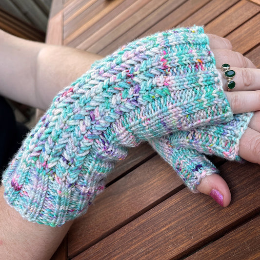 Fingerless Mittens Knitting Pattern — Knitting Squirrel